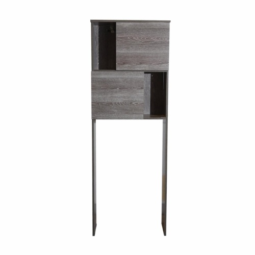 Mueble Auxiliar De Baño Sobre Inodoro Puertas Humo Mueble Mueble fácil MDF