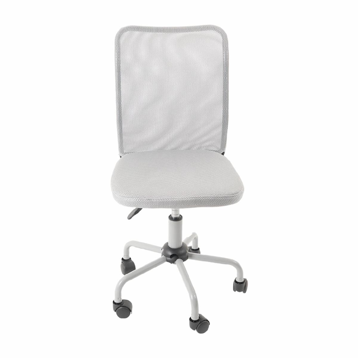 Silla De Oficina Altura Regulable Gris Sopai furniture Textil