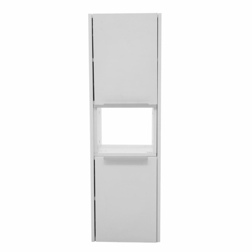 Mueble Auxiliar De Baño Kyoto 1 Puerta 4 Divisiones Blanco Rta MDF