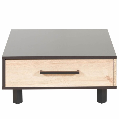 Mesa De Centro Kaia Duna Con Wengue Rta MDF y Metal